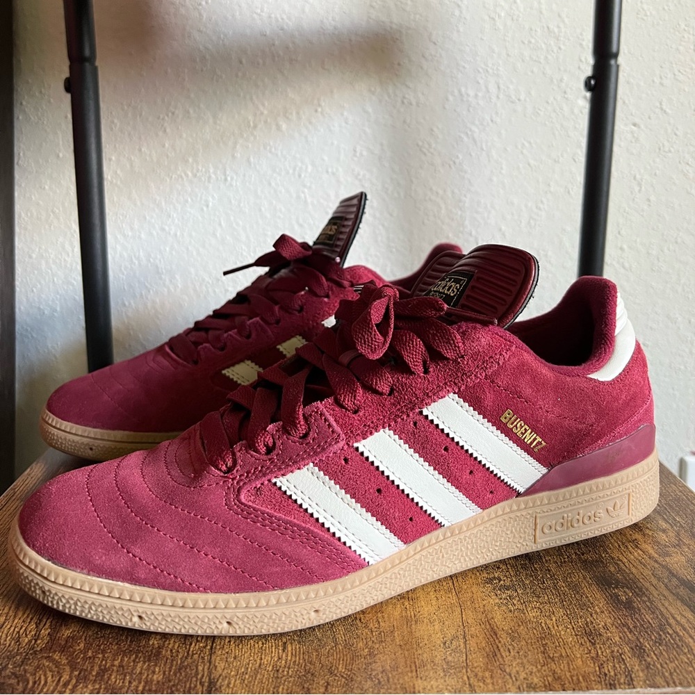 COPY - Men’s Busenitz Burgundy Gum Adidas. Size 9.